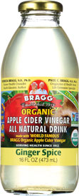 Bragg Äppelcidervinäger Dryck Ingefära 473 ml