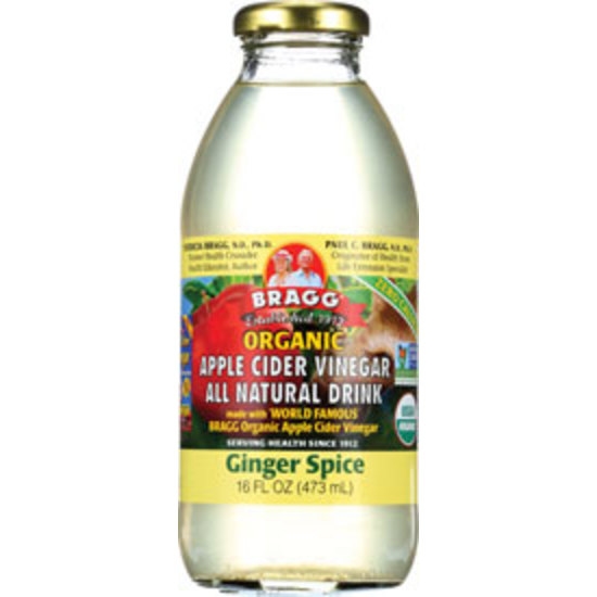 Bragg Äppelcidervinäger Dryck Ingefära 473 ml