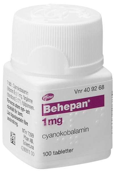 Behepan, filmdragerad tablett 1 mg 100 st