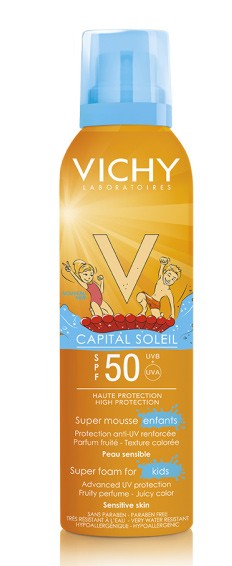 Vichy Ideal Soleil Solmousse För Barn SPF50 150ml