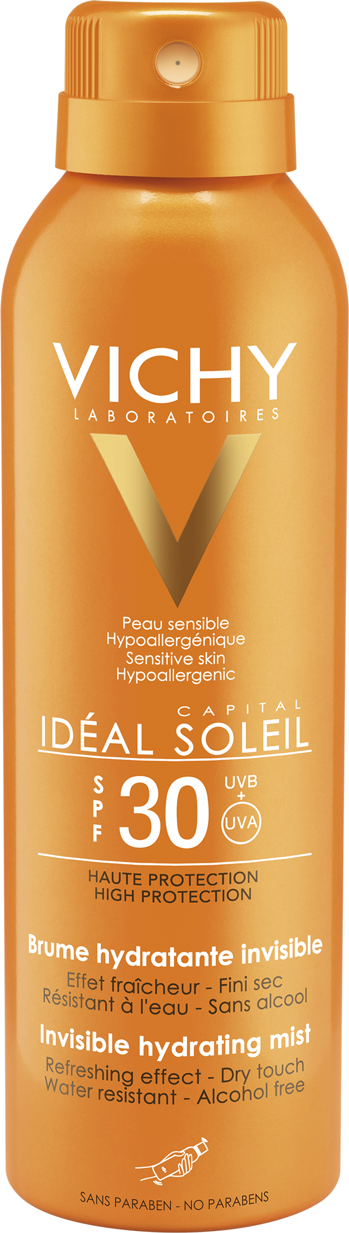 Vichy Capital Soleil Hydrating Mist SPF 30, 200 ml