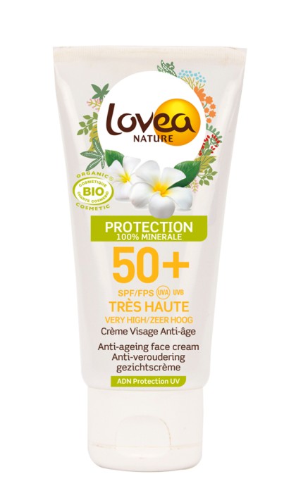 Lovea Sun Face Cream SPF 50+, 50 ml
