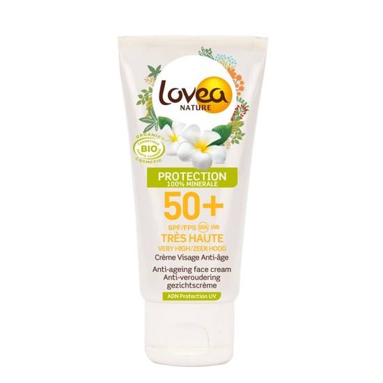 Lovea Sun Face Cream SPF 50+, 50 ml