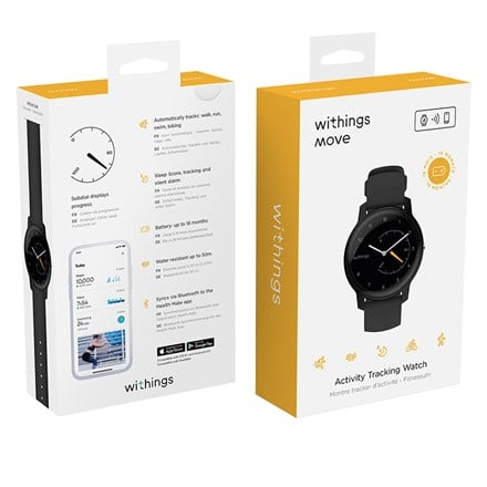 Withings Move Black/Yellow Aktivitesklocka