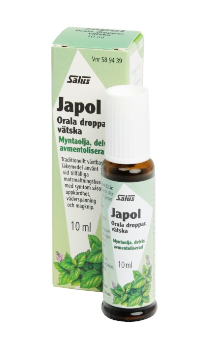 Salus Japol Myntaolja, orala droppar 10 ml