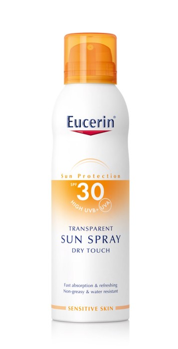Eucerin Transparent Sun Spray Dry Touch SPF30 200ml