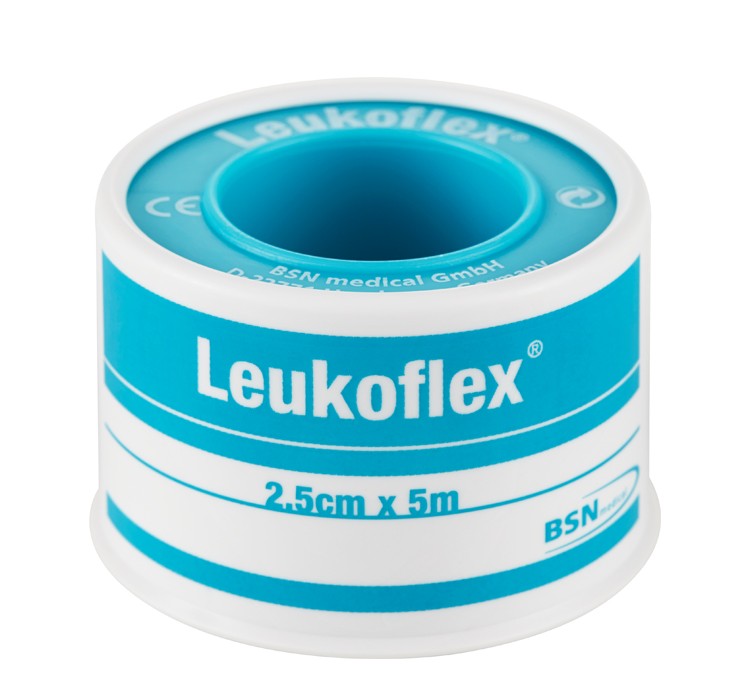 Leukoflex häfta 2,5 cm x 5 m