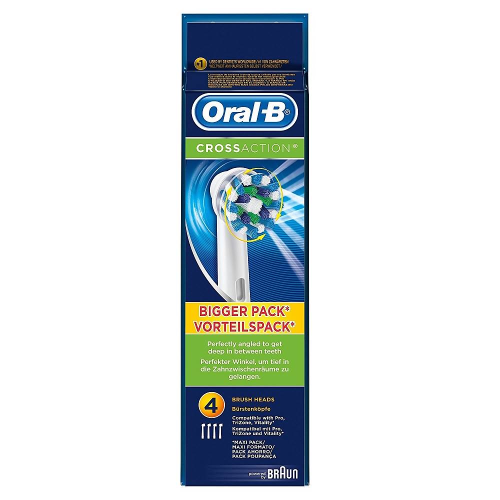 Oral-B Crossaction 3+1 Extra tandborsthuvuden