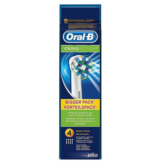 Oral-B Crossaction 3+1 Extra tandborsthuvuden