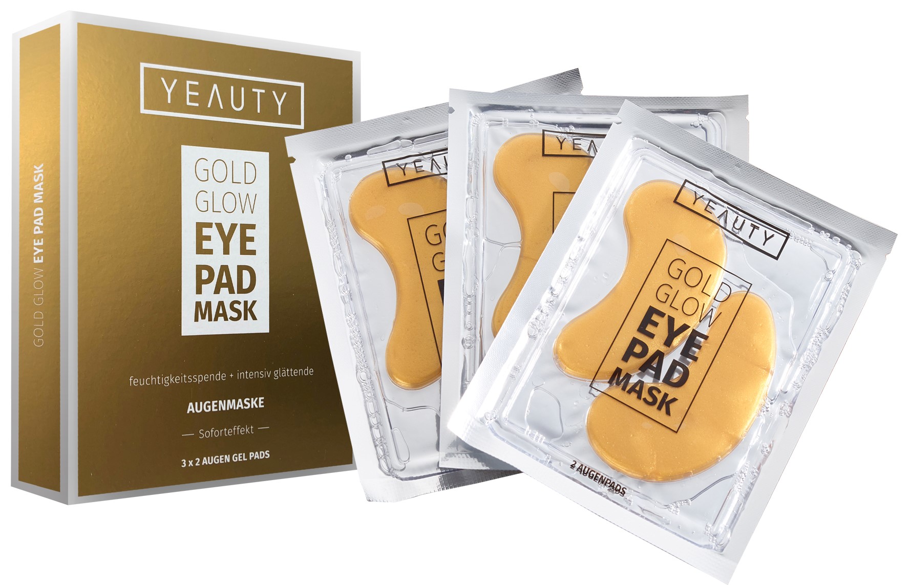 YEAUTY Golden Eye Pad Mask 3 set