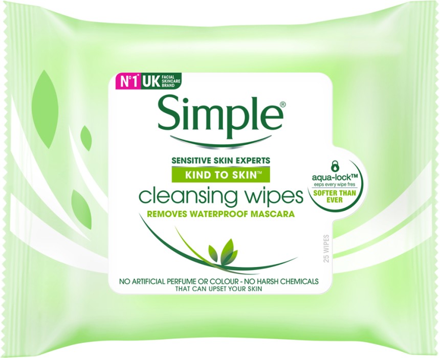 Simple Cleansing Facial Wipes 25 st