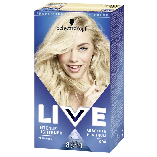 Schwarzkopf LIVE Color Hårfärg Absolute Platinum 00A