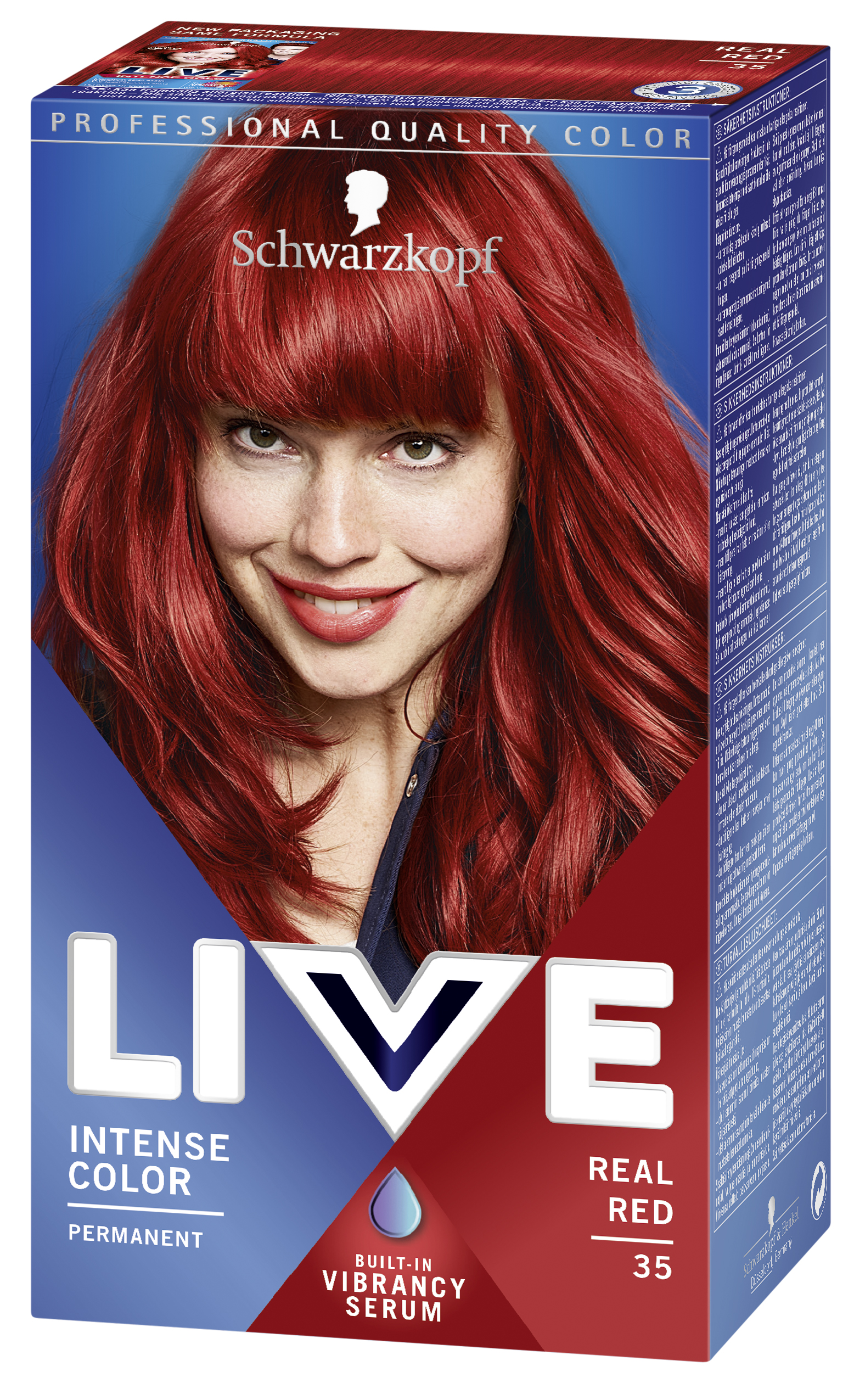 Schwarzkopf LIVE Color Hårfärg Real Red 35
