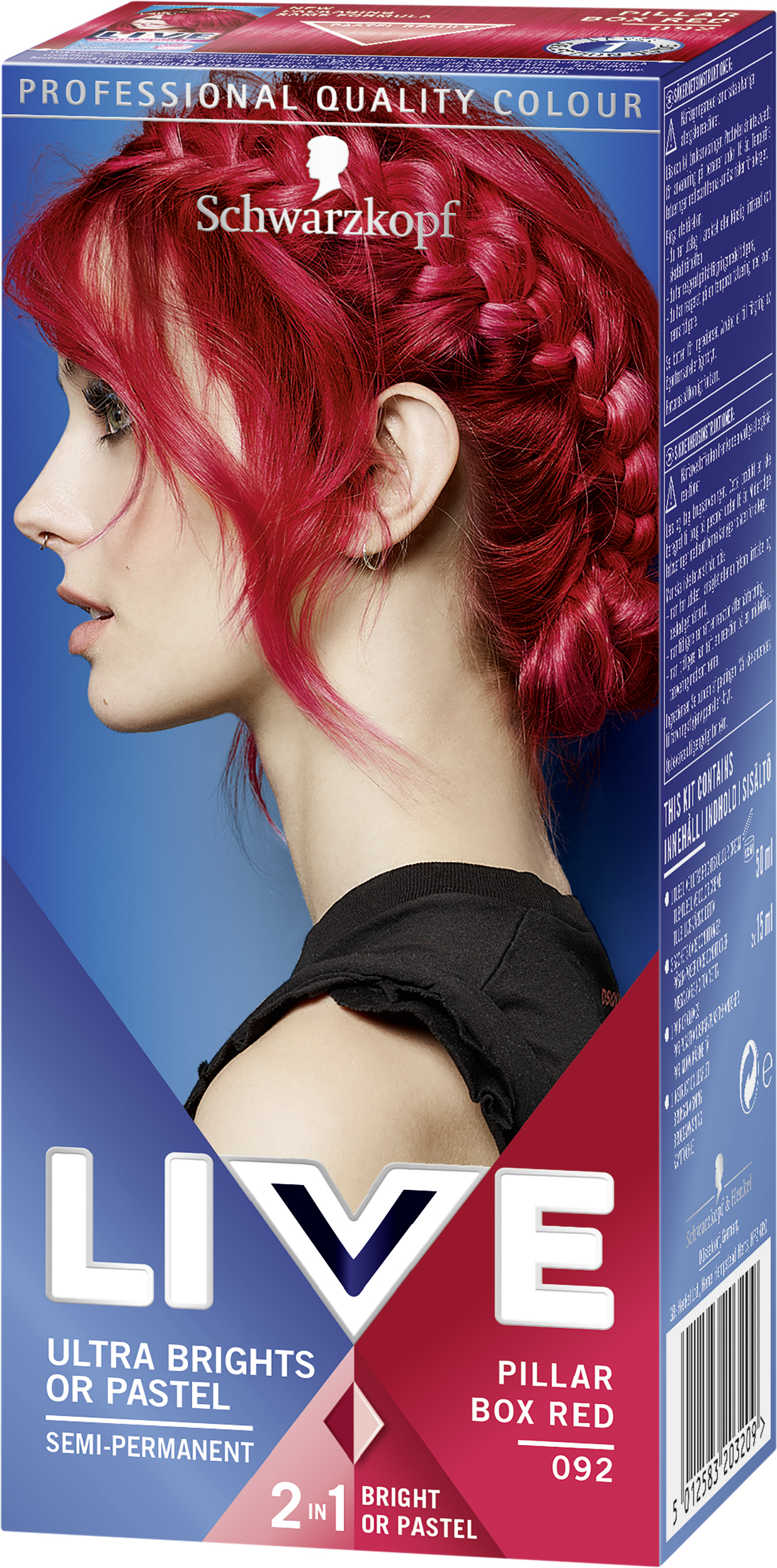 Schwarzkopf LIVE Color Hårfärg Ultra Brights or Pastel 92 Red