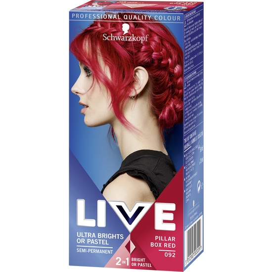 Schwarzkopf LIVE Color Hårfärg Ultra Brights or Pastel 92 Red