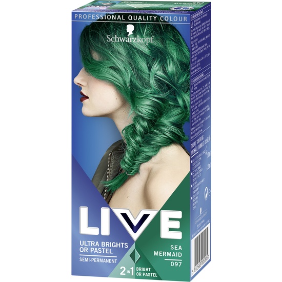 Schwarzkopf LIVE Color Hårfärg Ultra Brights or Pastel 97 Sea Mermaid