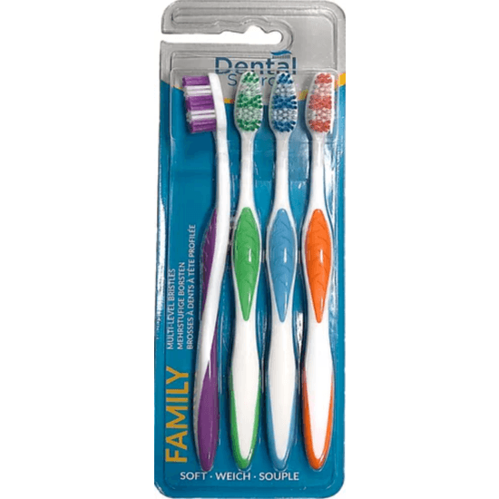 Dental Source Family Toothbrush 4 st