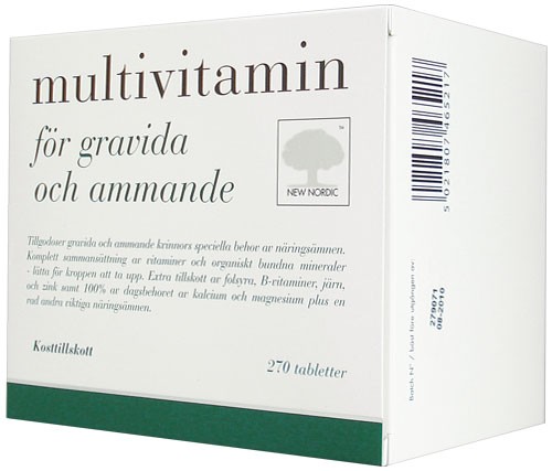 New Nordic Multivitamin För Gravida & Ammande 270 tabletter