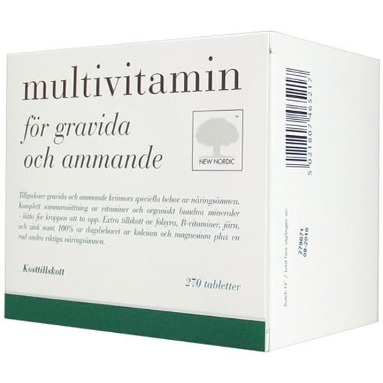 New Nordic Multivitamin För Gravida & Ammande 270 tabletter