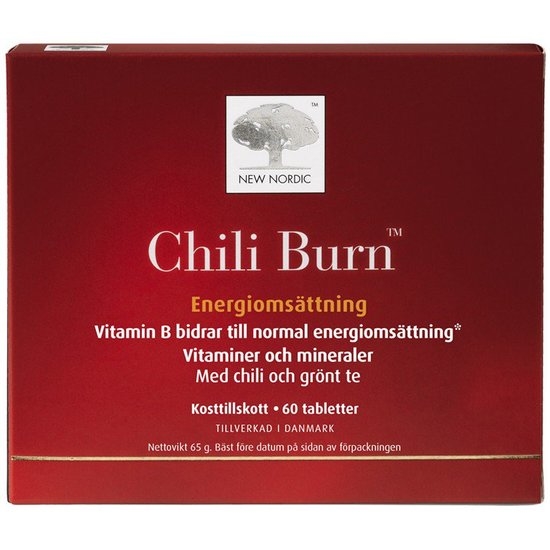 New Nordic Chili Burn 120 tabletter