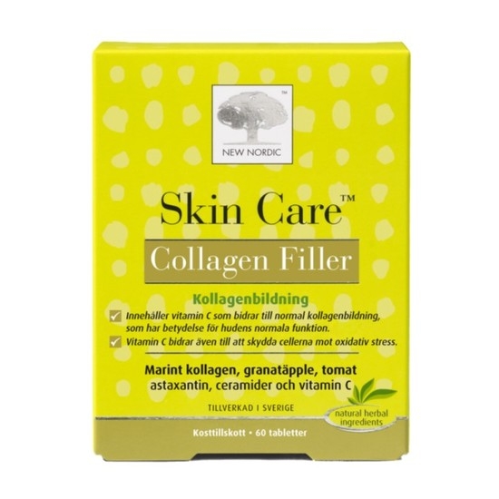 New Nordic Skin Care Collagen Filler 60 tabletter