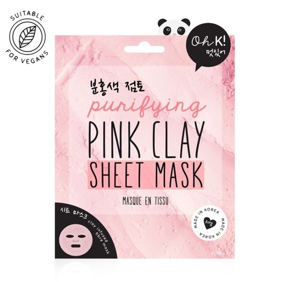 Oh K! Pink Clay Sheet Mask