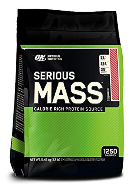 Optimum Nutrition Serious Mass Strawberry 5,45kg