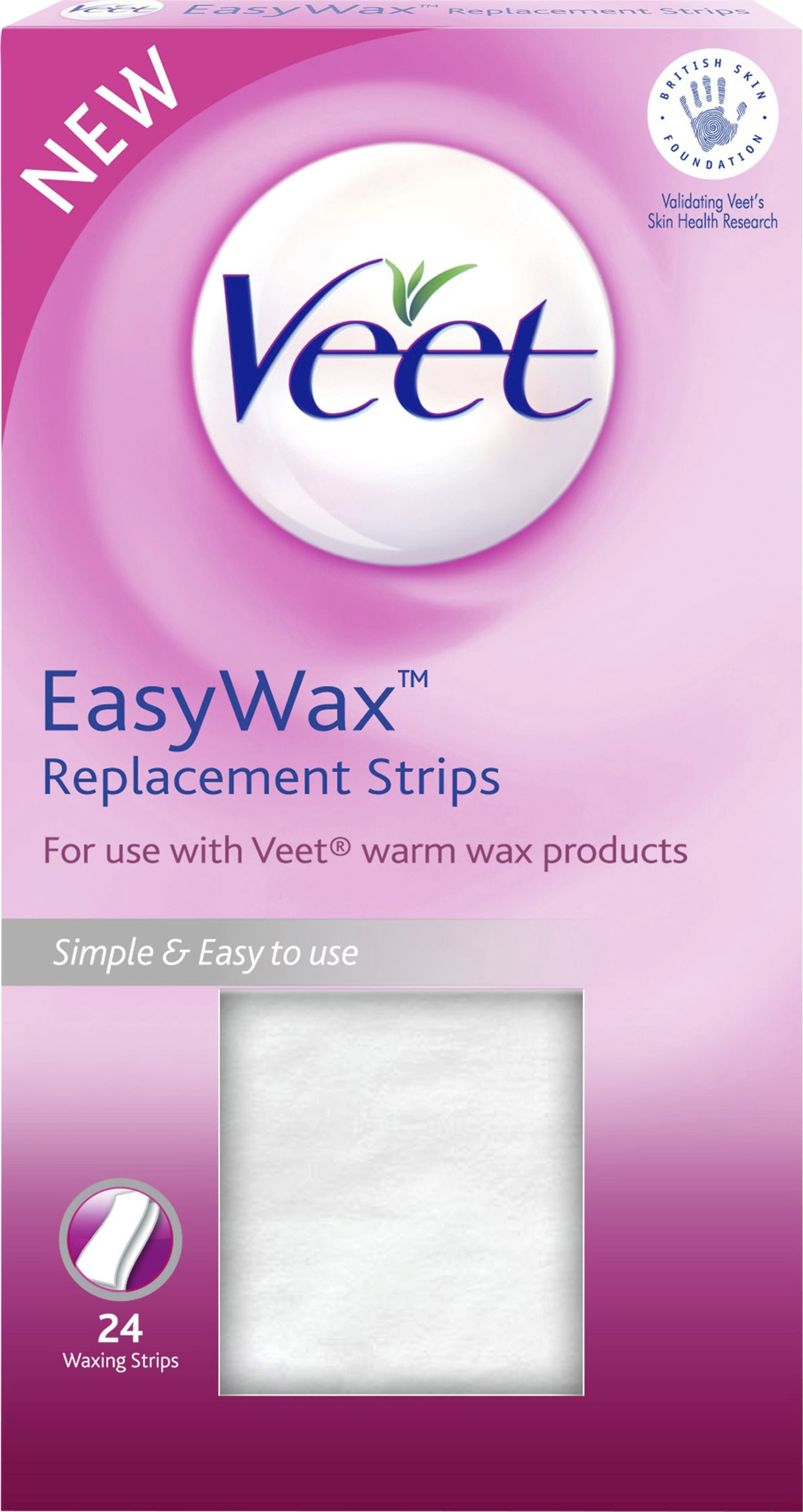 Veet Easy Wax Replacement Strips