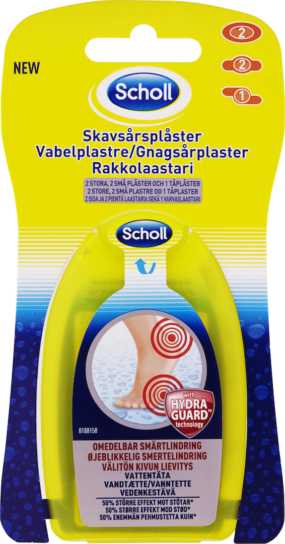 Scholl Gel Skavsårsplåster Mix 5 st