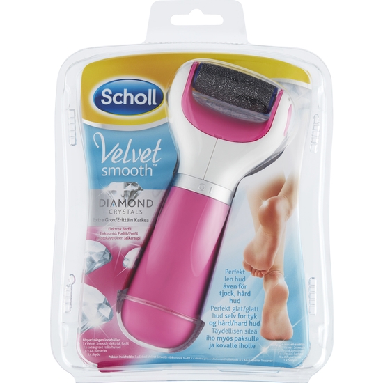 Velvet Smooth Diamond Pink elektrisk fotfil 1 st