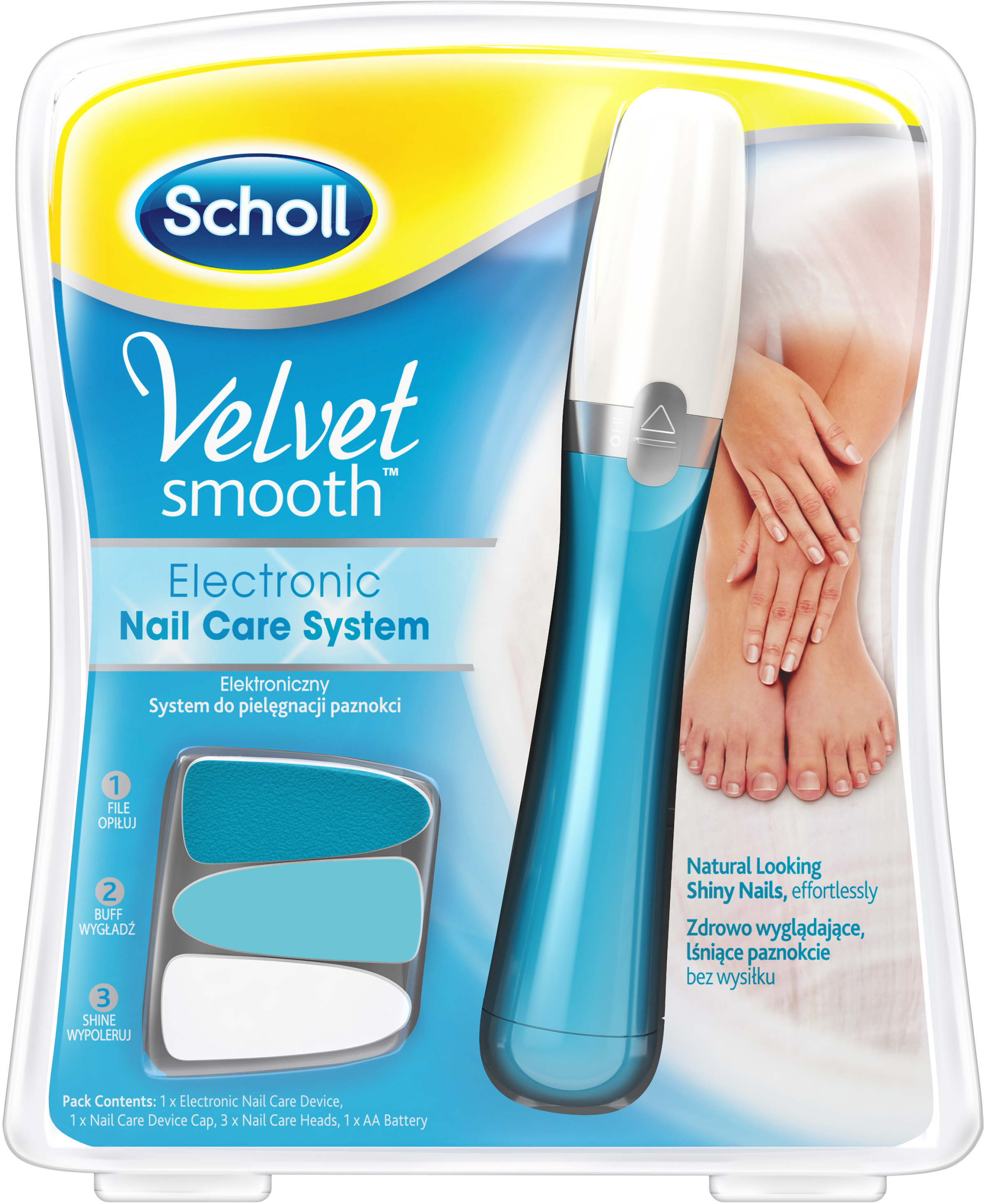 Scholl Velvet Smooth elektrisk nagelfil 1 st
