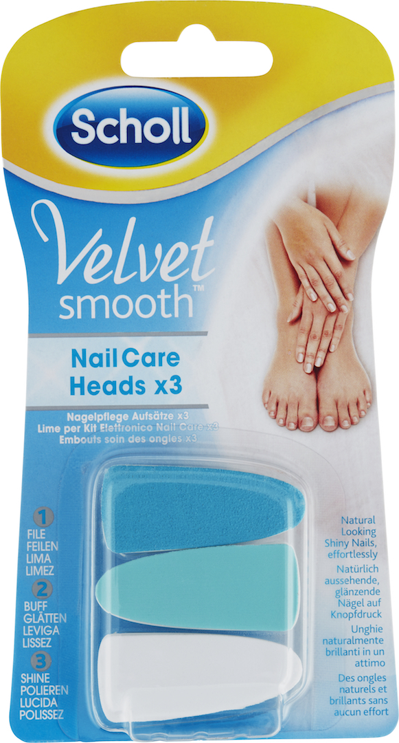 Scholl Refill till Velvet Smooth elektrisk nagelfil 3 st