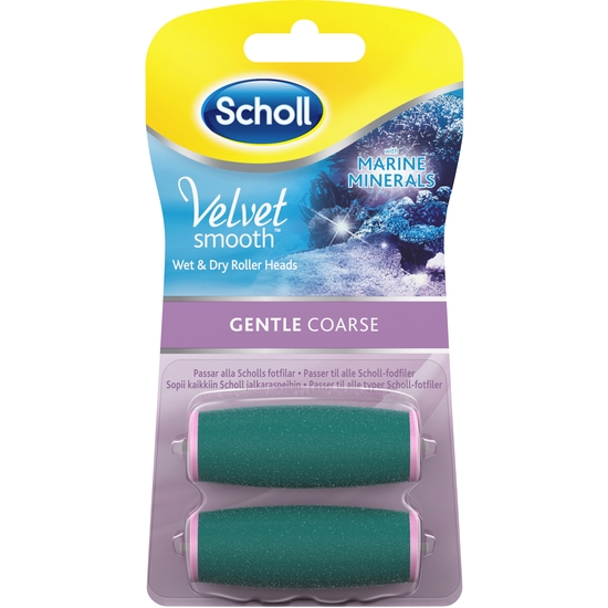 Scholl Refill Velvet Smooth Gentle Coarse 2 st