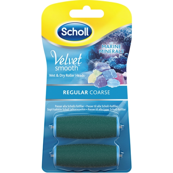 Scholl Refill Velvet Smooth Regular Coarse 1-par