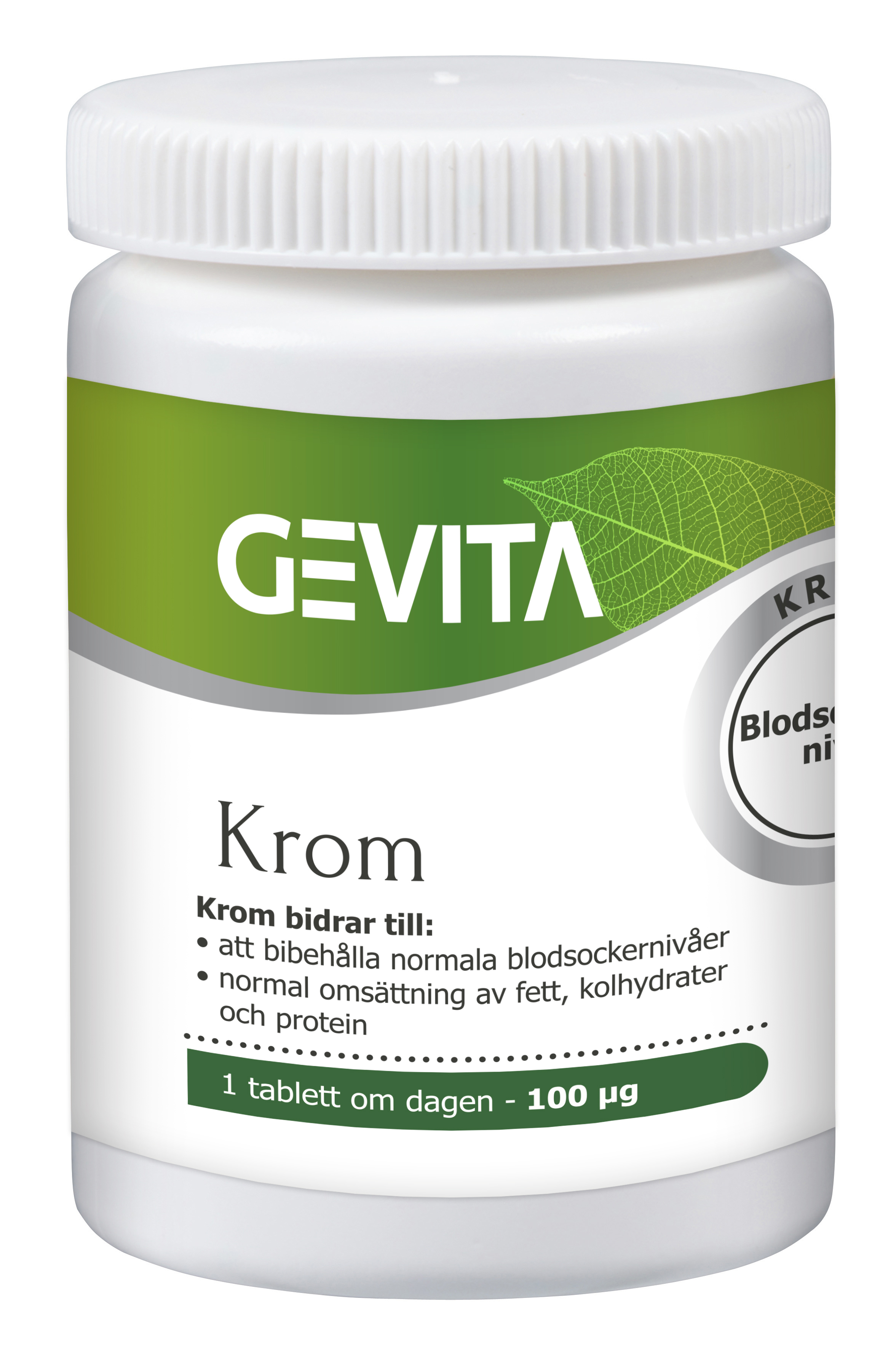 Gevita Krom 100 st tabletter