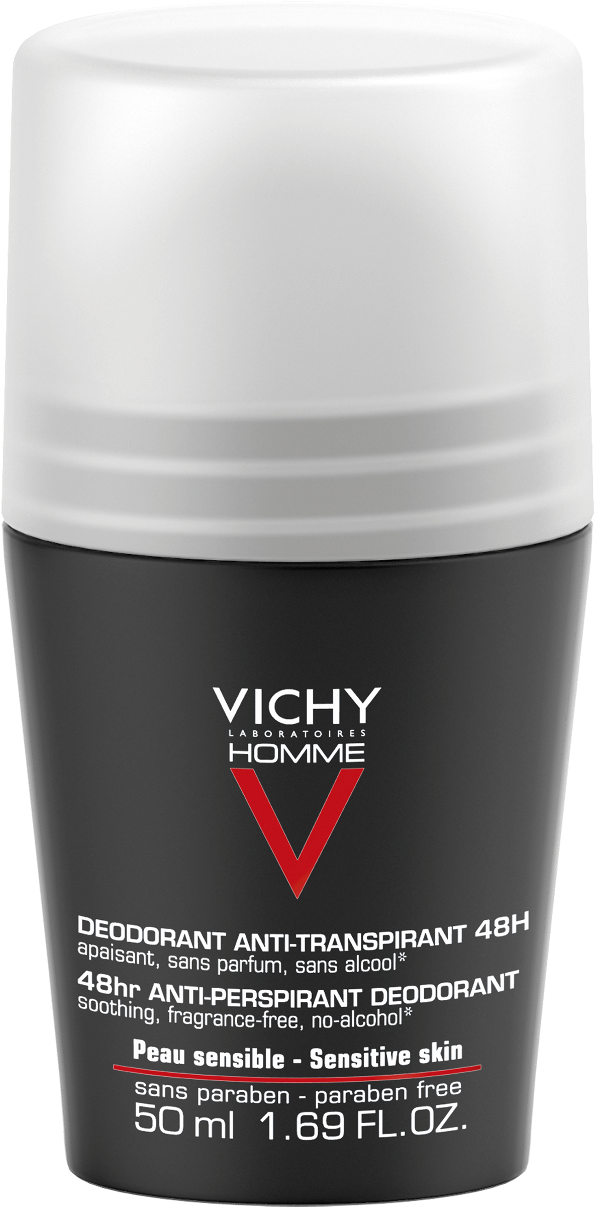 Vichy Homme Antiperspirant 48H Oparfymerad