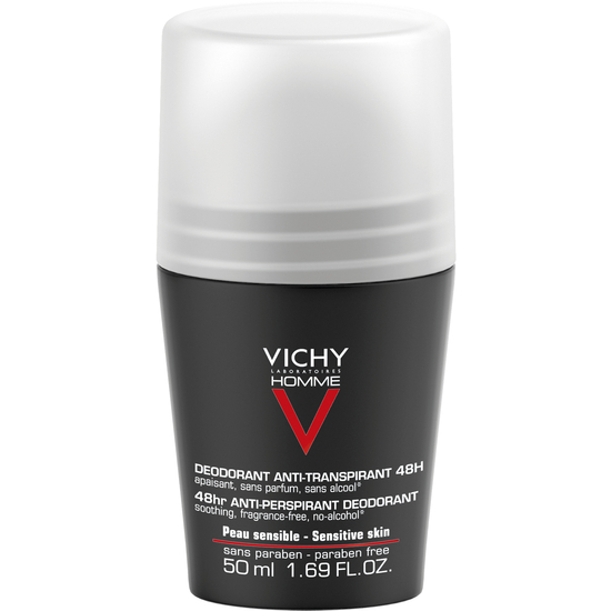 Vichy Homme Antiperspirant 48H Oparfymerad