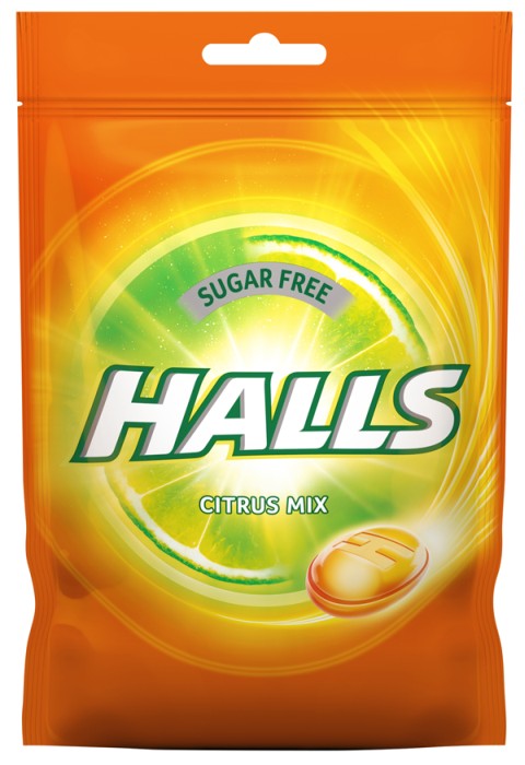 Halls Cool Orange Lemon & Lime halstablett 65 g