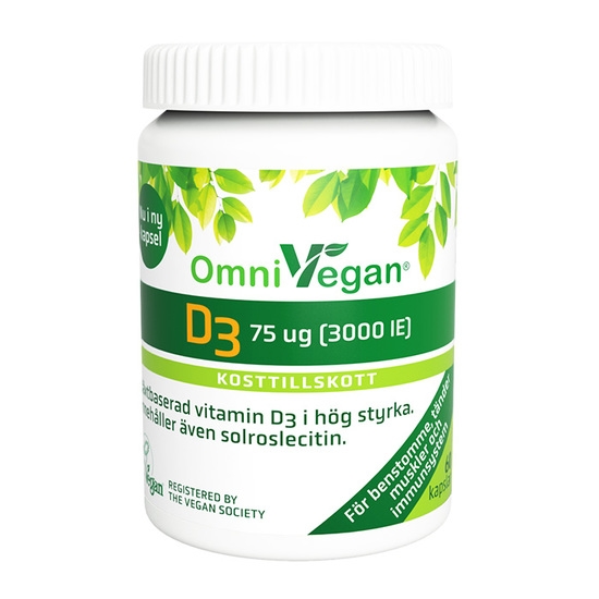 OmniVegan D3 60 kapslar