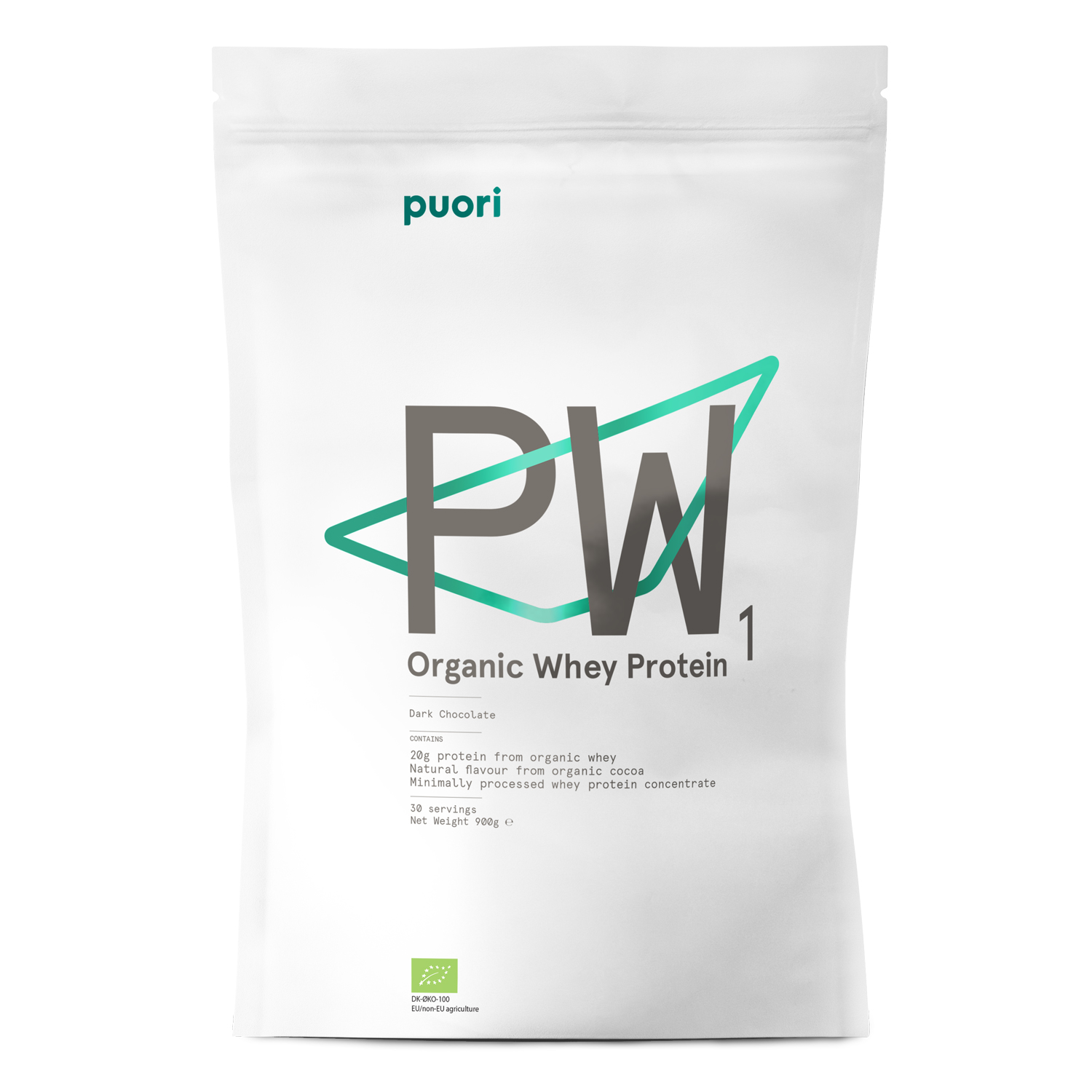 Puori PW1 Whey Protein Choklad 900 g