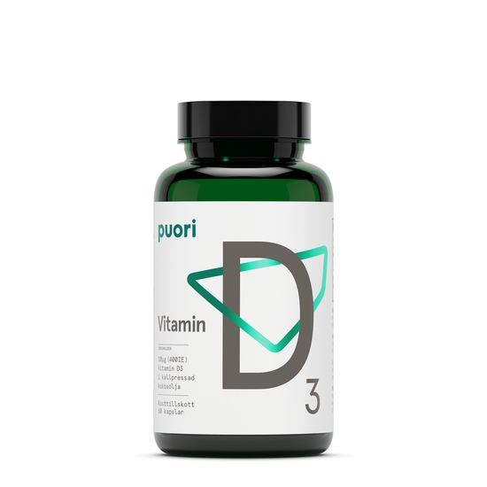 Puori D3 400 IE 60 kapslar