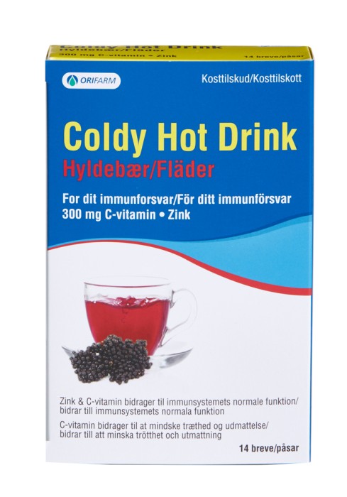 Coldy Hot Drink Fläderbär 14 dospåsar