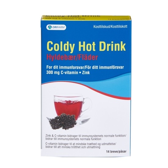 Coldy Hot Drink Fläderbär 14 dospåsar