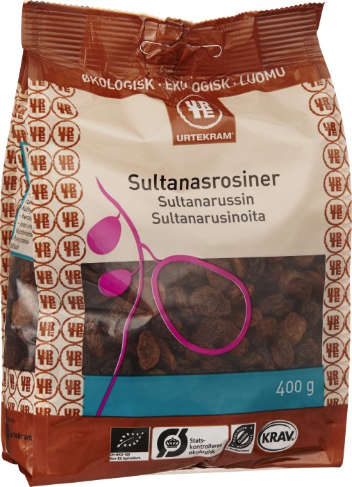 Urtekram Sultanrussin 400 g
