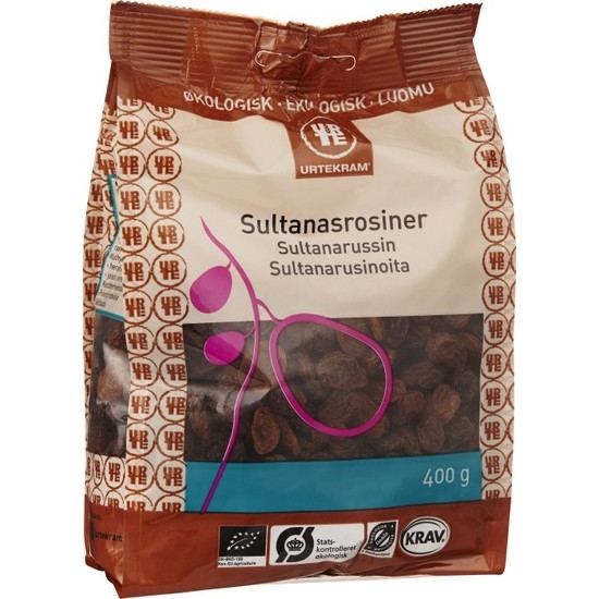 Urtekram Sultanrussin 400 g