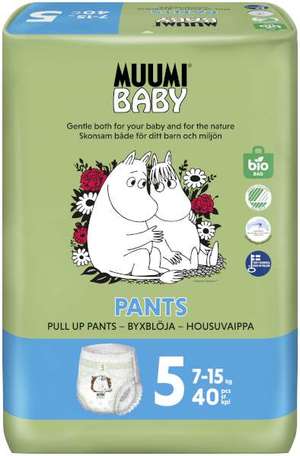 Muumi Baby Byxblöja 5 7-15 kg 40-pack