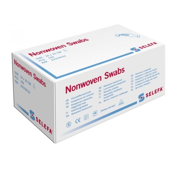 Selefa Kompress Nonwoven 10 x 10 cm 150 st
