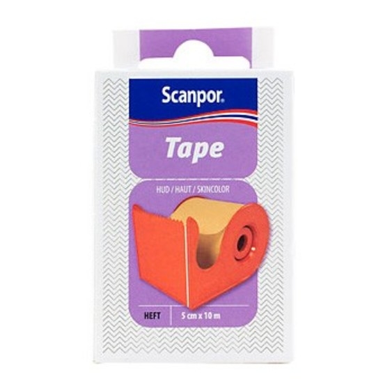 Scanpor Tape 10 m x 5 cm med hållare 1 st