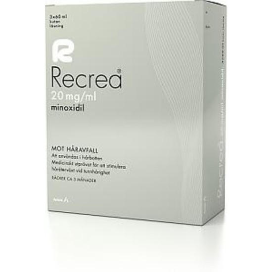 Recrea, kutan lösning 20 mg/ml 3 x 60 ml