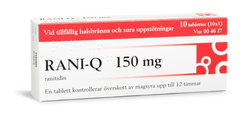 Rani-Q, filmdragerad tablett 150 mg 10 st